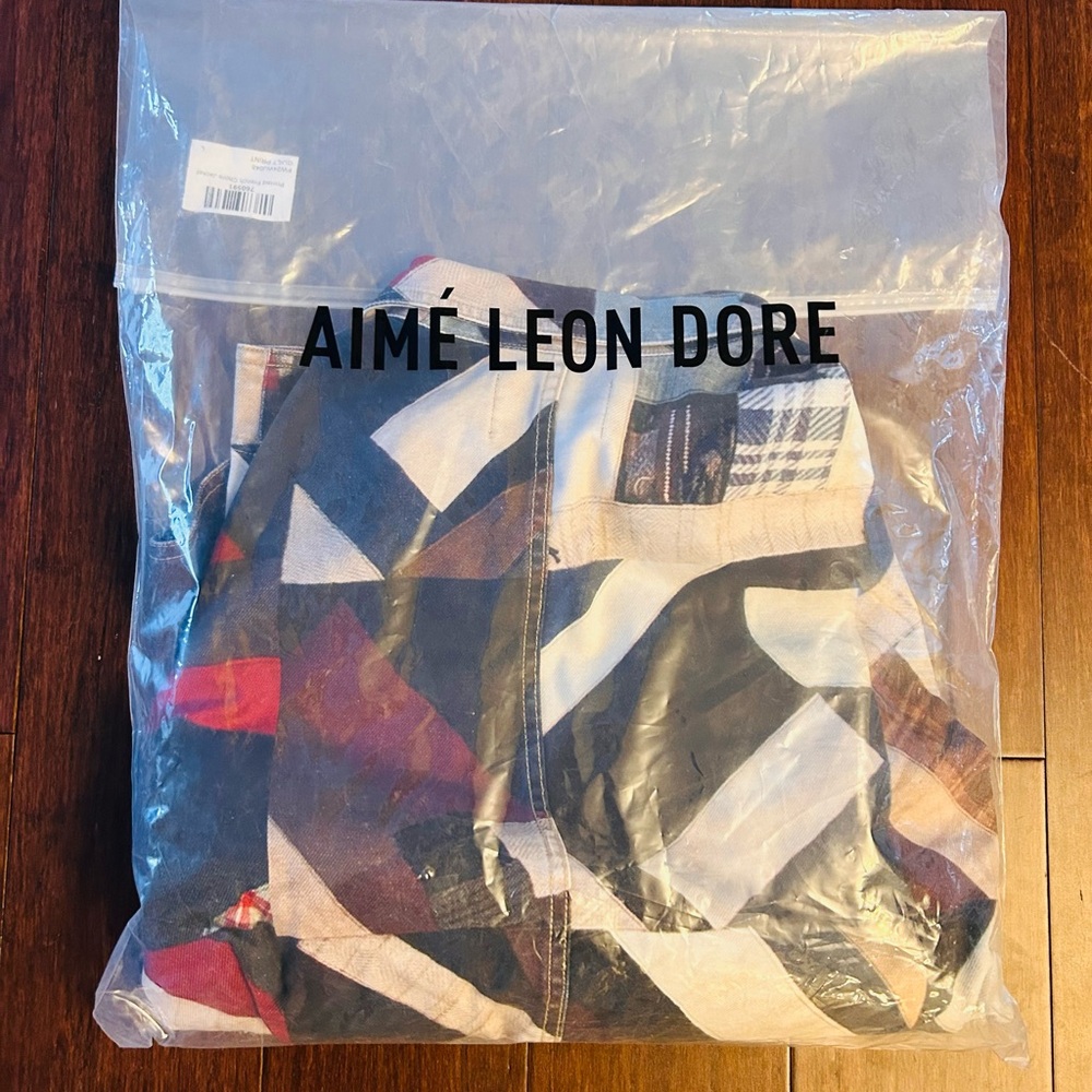 Aime Leon Dore Multicolor Patchwork Quilt Chore J… - image 4